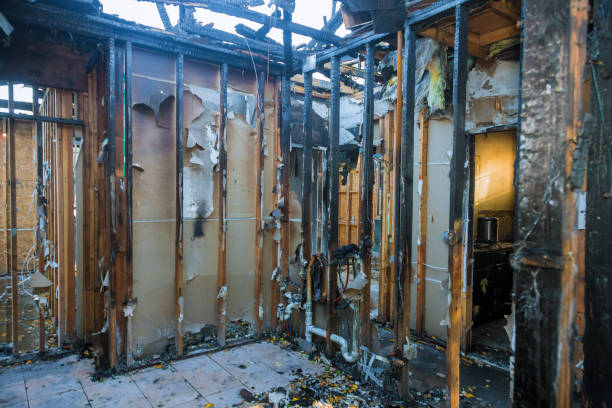 Professional Fire Damage Repair technician working in Georgetown, OH